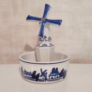 Windmill Collectible DELFT Blue Look